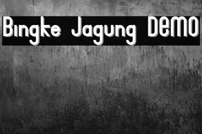 Bingke Jagung DEMO Font examples