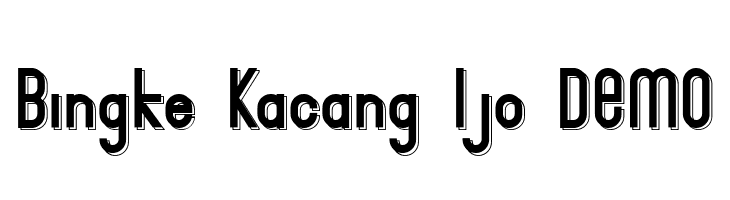 Bingke Kacang Ijo DEMO  font caratteri gratis