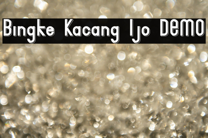 Bingke Kacang Ijo DEMO Example 2
