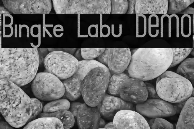 Bingke Labu DEMO Font examples