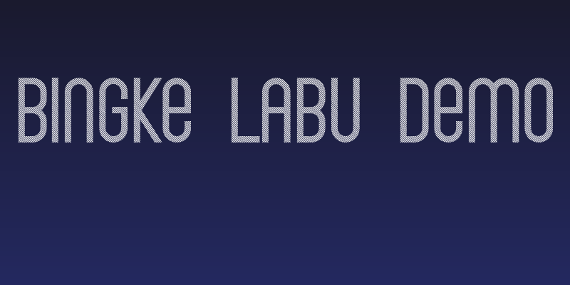 Bingke Labu DEMO Social Header