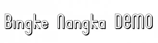 Bingke Nangka DEMO  font caratteri gratis