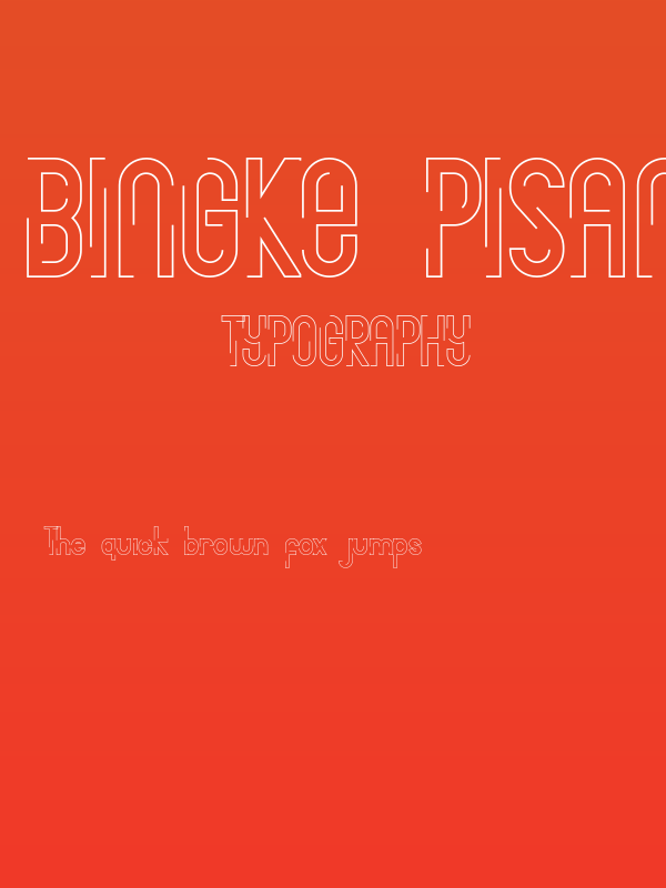 Bingke Pisang DEMO Poster