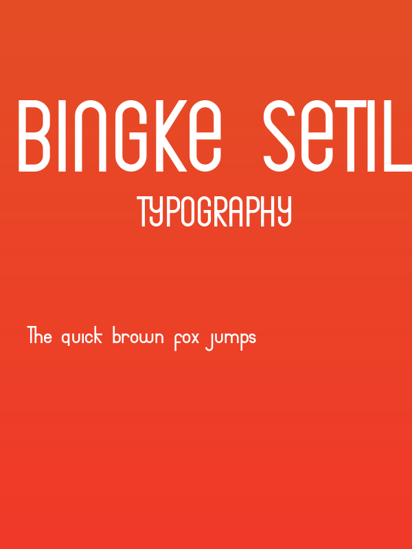 Bingke Setile DEMO Poster