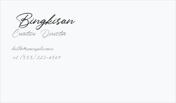 Bingkisan Business Card