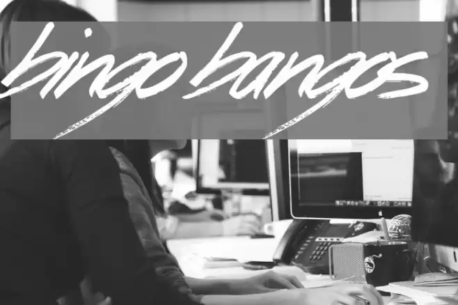 Bingo Bangos Font examples