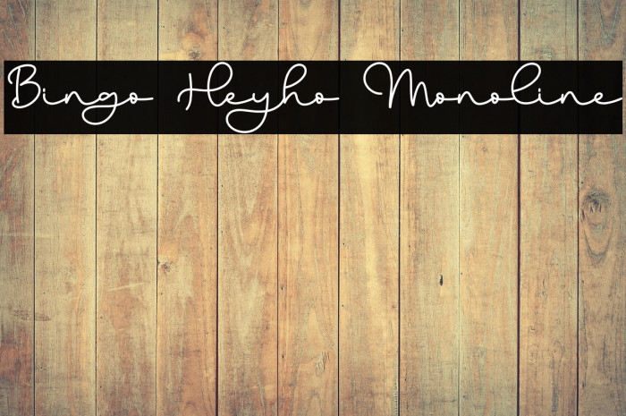 Bingo Heyho Monoline Example 2