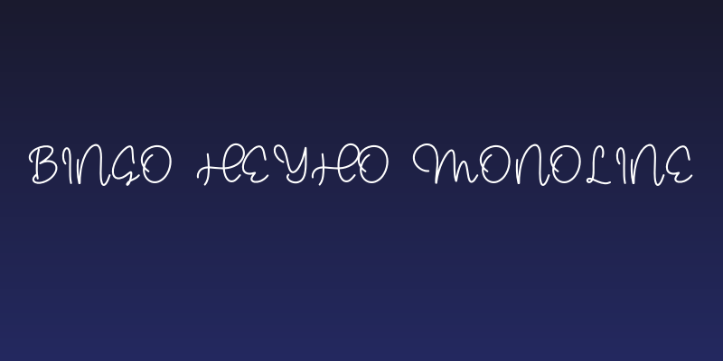 Bingo Heyho Monoline Social Header