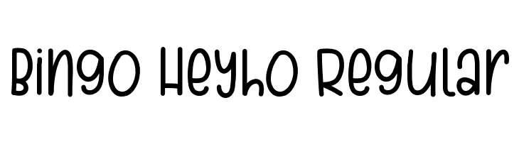 Bingo Heyho Regular  لخطوط تنزيل