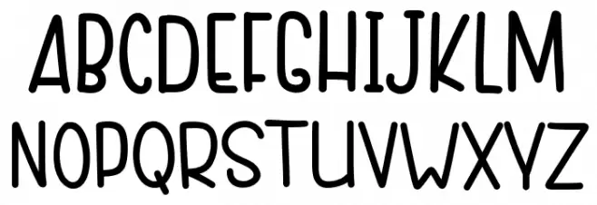 Bingo Heyho Regular Caratteri MAIUSCOLE