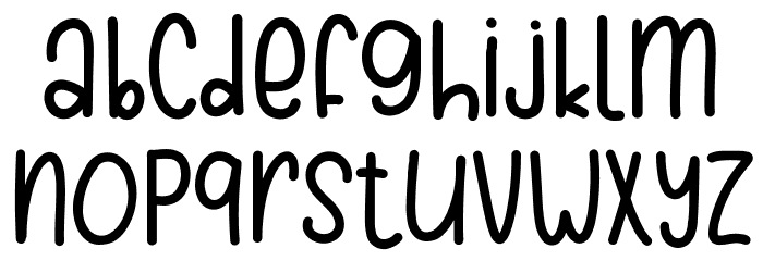 Bingo Heyho Regular Font LOWERCASE