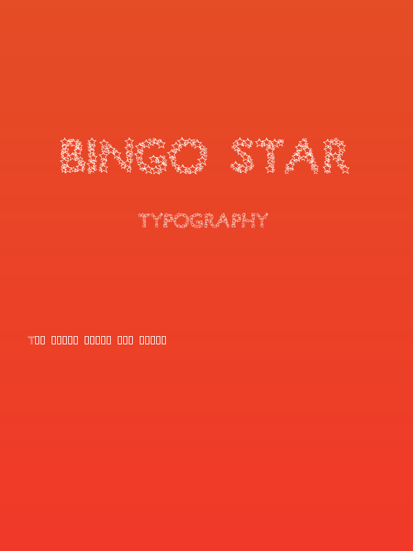 Bingo Star Poster