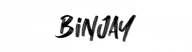 Binjay  Frei Schriftart Herunterladen