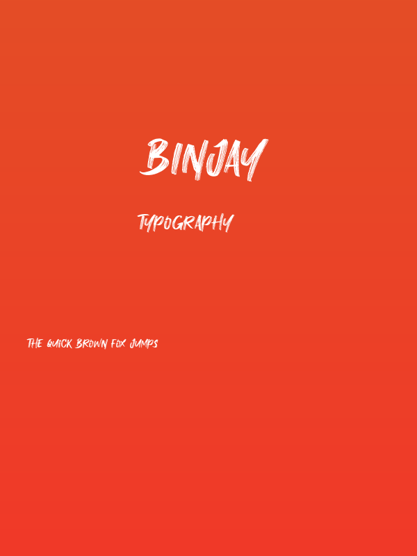 Binjay Poster