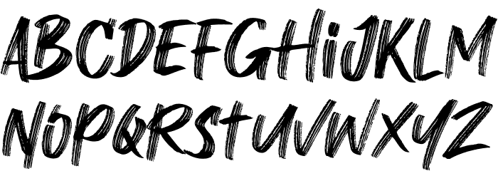 Binjay Font LOWERCASE