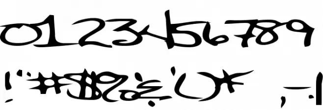 Binky Font OTHER CHARS