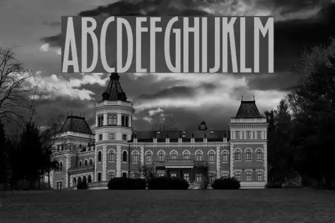 Binner Gothic Font examples