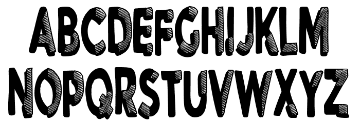 Binoculars Font LOWERCASE