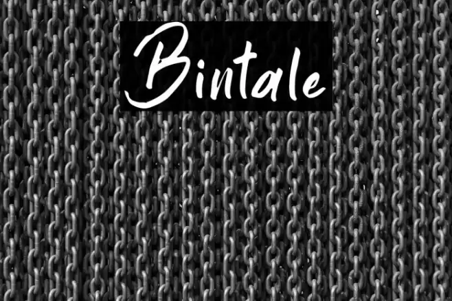 Bintale Font examples