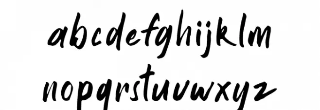 Bintale Font LOWERCASE