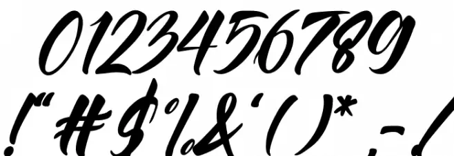 Bintang Kejora Font OTHER CHARS