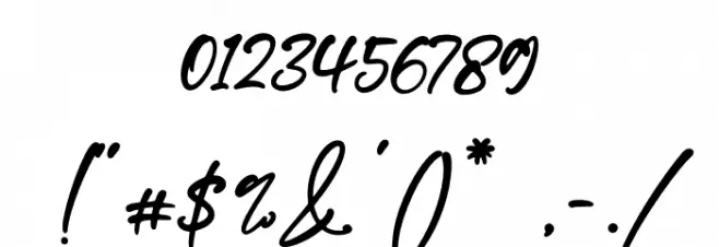 Bintang Font OTHER CHARS