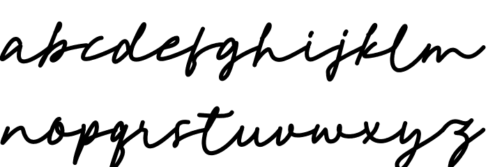 Bintang Font LOWERCASE