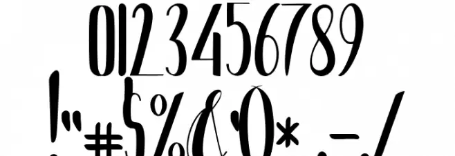 Bintanghu Font OTHER CHARS