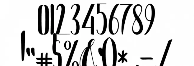 Bintanghu Font OTHER CHARS