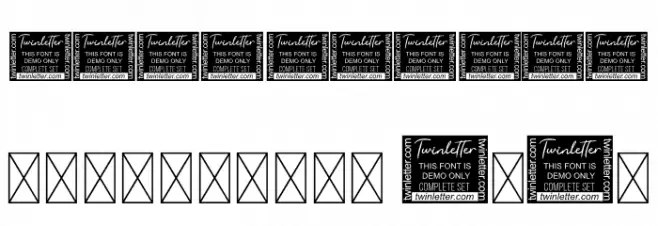 Bintank Personal Use Font OTHER CHARS