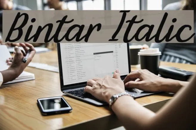 Bintar Italic Example 1