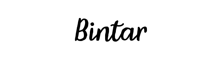 Bintar Font