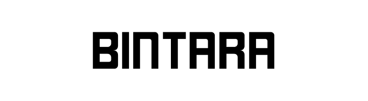 Bintar Font LOWERCASE