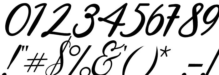 Bintari Italic Font OTHER CHARS
