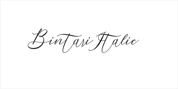 Bintari Italic Logo
