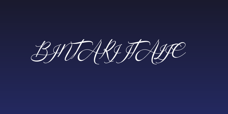 Bintari Italic Social Header