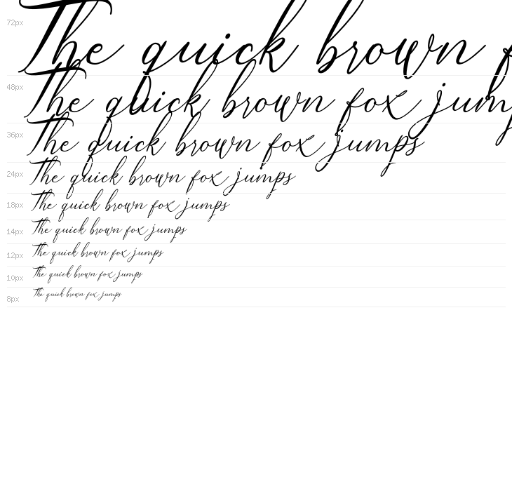 Bintari Italic Waterfall