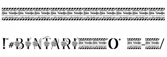 Bintari Personal Use Font OTHER CHARS