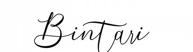 Bintari  font caratteri gratis