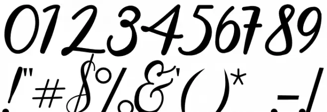 Bintari Font OTHER CHARS