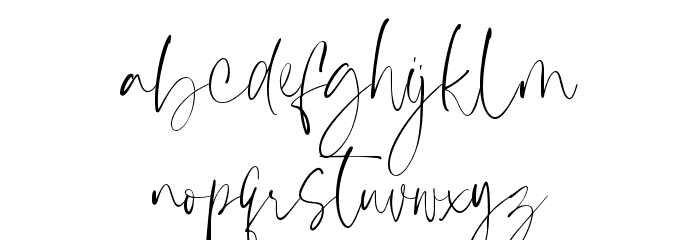 Bintaro Font LOWERCASE