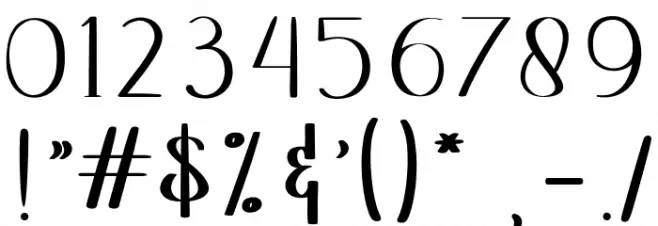 Binttang Selfianto Font OTHER CHARS