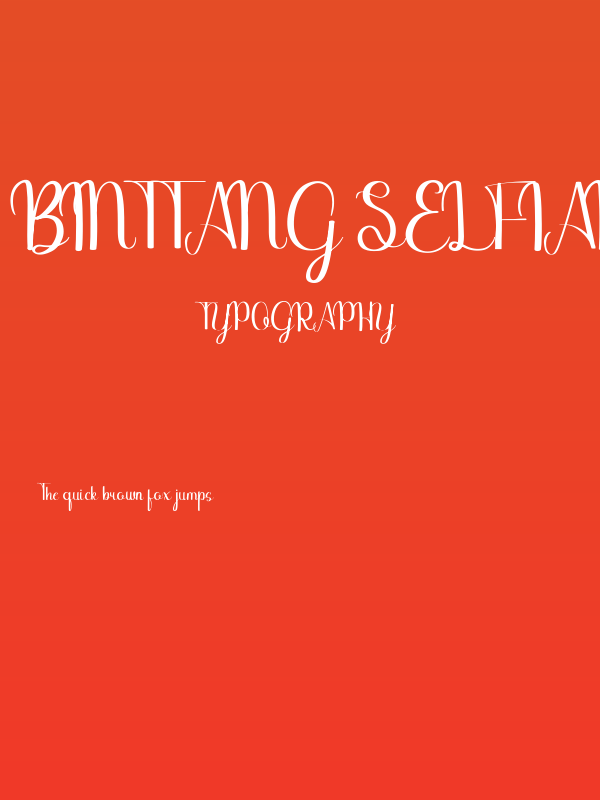 Binttang Selfianto Poster