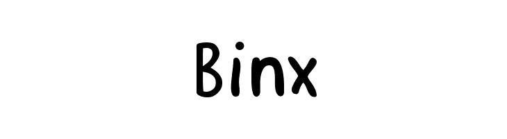 Binx  नि: शुल्क फ़ॉन्ट्स डाउनलोड