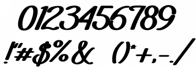 Bio Monster Font OTHER CHARS