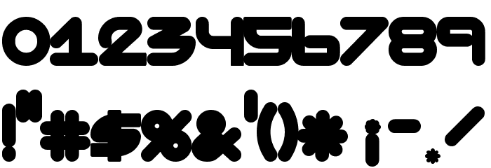 BioMetric-Chubby Font OTHER CHARS