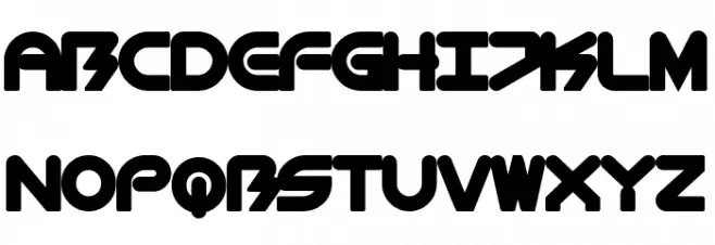 BioMetric-Chubby Schriftart Groß