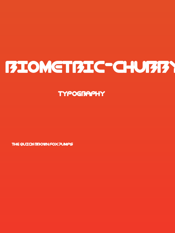 BioMetric-Chubby Poster