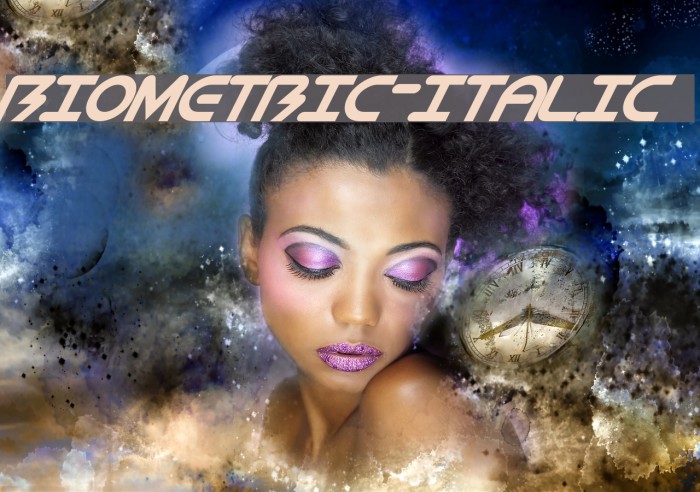 BioMetric-Italic لخطوط تنزيل examples