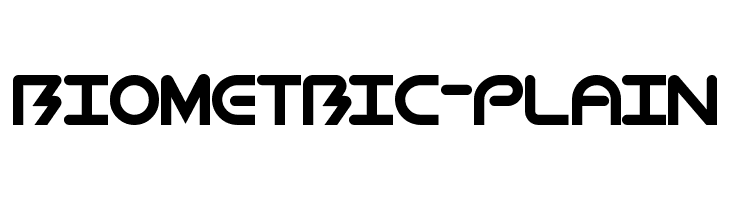 BioMetric-Plain  les polices de caractères gratuit tlcharger